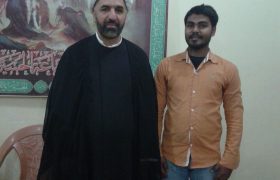 asgar ali with wakeel ayatullah ardabely