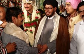 maulana abbas sajjadi atend wedding of doghter of meyar of mysore in lalita mahel pealac mysore