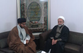 maulana abbas sajjadi with wakeel grand ayatullah khamenai